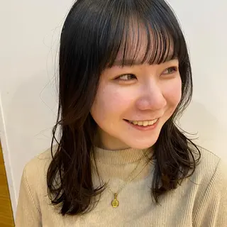 セミロング shiori/暖色/ レイヤー/似合わせのヘアスタイル