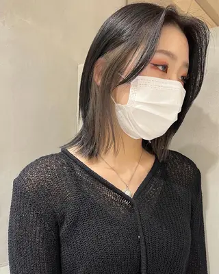 ミディアム カラー minami🪷 暖色カラーのヘアスタイル