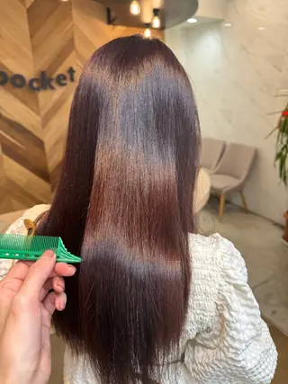 ロング カラー Pocket仙台 💚モエリのヘアスタイル