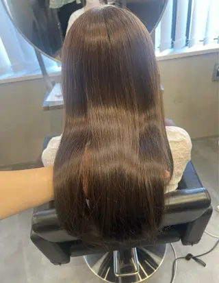 セミロング カラー miyu🎀まつ毛 透明感カラーのヘアスタイル