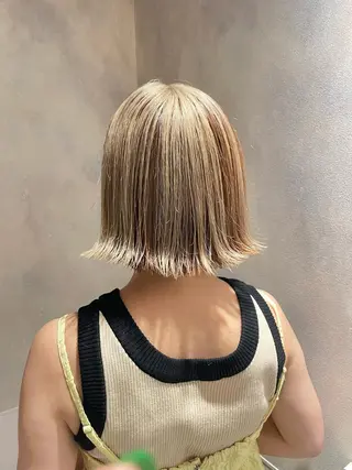 ショート カラー 松永 梨央のヘアスタイル