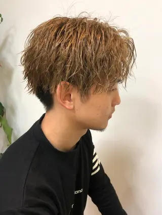 ショート カラー ヘアアレンジ メンズ ❣️倉敷❣️美髪 カラー能登一成のヘアスタイル