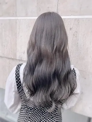 ロング カラー ミヤザキ タクトのヘアスタイル