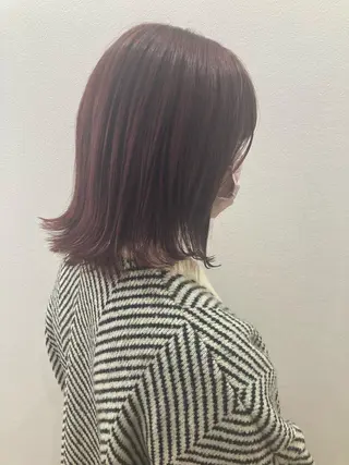 ミディアム カラー マツエク・マツパ 店長 ✂️ムラカミ キラリのヘアスタイル