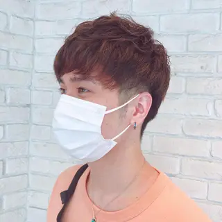 ショート カラー メンズ 🌺ウルフカット職人 新垣渚🐺のヘアスタイル