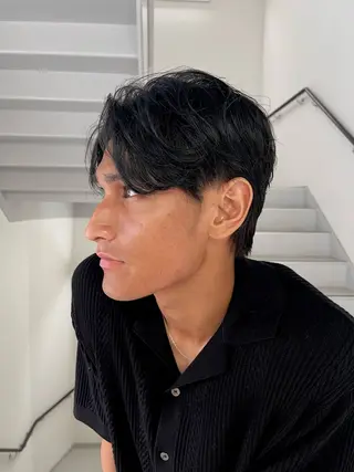 パーマ メンズ やました りんのヘアスタイル