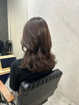 ミディアム カラー いなみね はるきのヘアスタイル