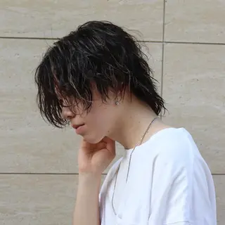 メンズ 透明感ラベンダー💗 SHOのヘアスタイル