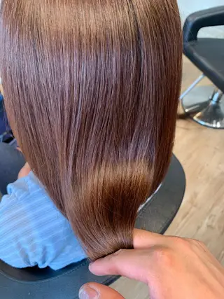 ミディアム パーマ 大久保 隆蔵のヘアスタイル