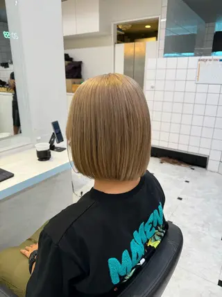 ロング カラー 🩷モテ髪&透明感 🩷ミルクティー🩷のヘアスタイル