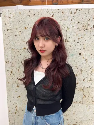 セミロング パーマ/レイヤー /店長/YURAのヘアスタイル