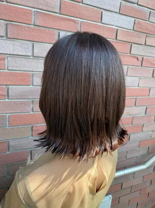 ミディアム カラー 🦋店長🦋 ほんさわ みずきのヘアスタイル