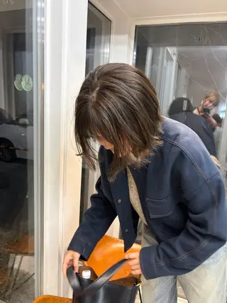 ショート カラー じゅわっと暖色カラー 🍊Moemiのヘアスタイル