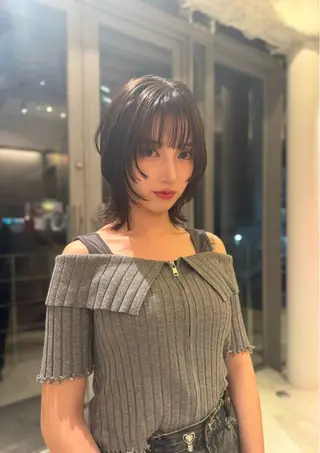 ミディアム 🩵似合わせボブ /ミニボブ🩵しおのヘアスタイル