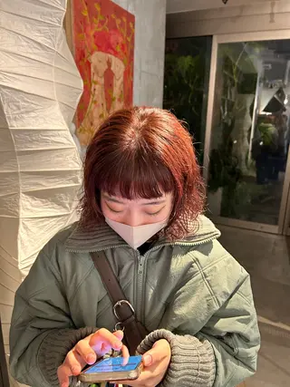 カラー 植田 瑠菜のヘアスタイル