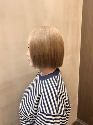 ショート カラー 韓国×髪質改善カラー 💎hinaのヘアスタイル