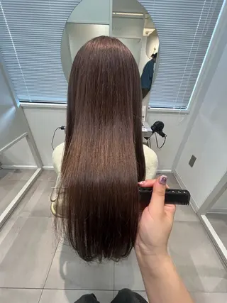 ロング カラー みう/仙台/暖色/ 艶髪/顔周りカットのヘアスタイル