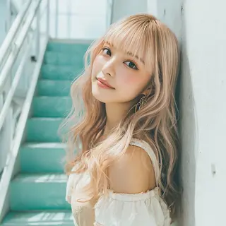 ミディアム カラー 池袋/ダブルカラー GLADGE🩵のヘアスタイル