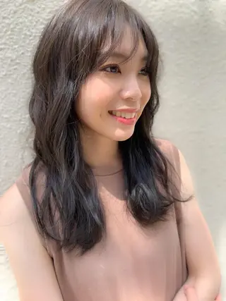 セミロング ♡ma ki♡のヘアスタイル