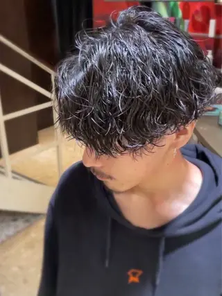 ミディアム 中島 稔/稲毛メンズパーマのヘアスタイル