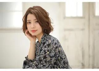 パーマ 神田 菜々子のヘアスタイル