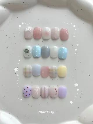 ネイル my little所属・my little 𖠿 .゜のネイルデザイン