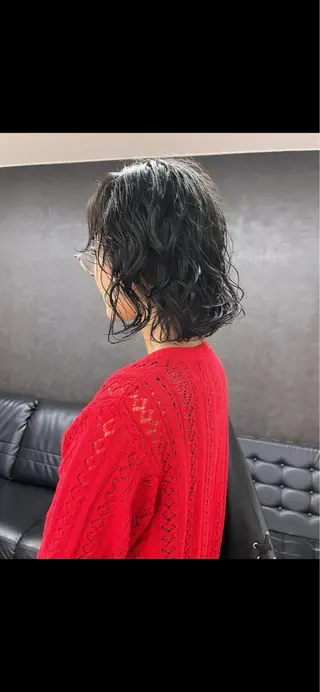 ショート パーマ nono/パーマ /顔まわりカット🐈のヘアスタイル