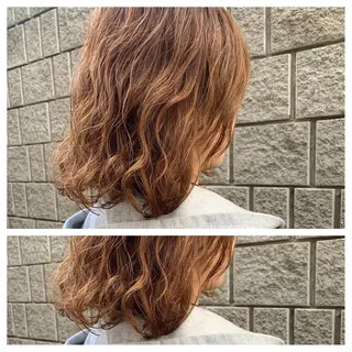 ミディアム パーマ サトウ レンマのヘアスタイル