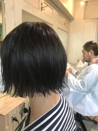ショート AUBEHAIRpeony所属・山形酸性ストレート 古川✂︎のヘアスタイル