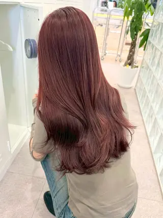 ロング カラー cinq所属・hatano kahoのヘアスタイル