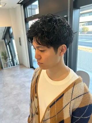 パーマ メンズ SOYON豊田市駅店 MIYUのヘアスタイル