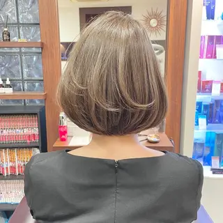 ミディアム カラー ヘアアレンジ キッズ さわ きょうすけ/ ボブ髪質改善ショートのヘアスタイル