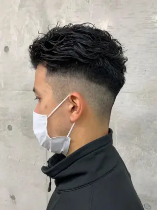 ショート パーマ メンズ クセを最大限に活かす メンズパーマ奈良大祐のヘアスタイル