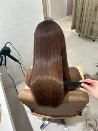 ロング カラー SLASHスラッシュ 古閑ななのヘアスタイル