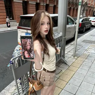 ロング 透明感ハイトーンヘア 🎀ririka🎀のヘアスタイル