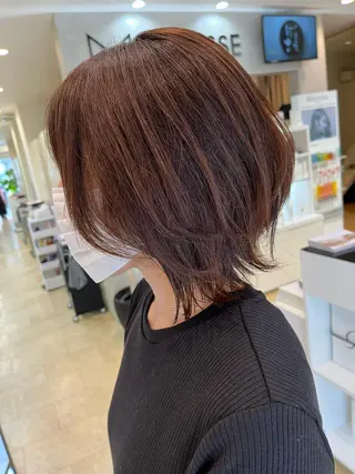 ミディアム 西新/siohair 似合わせ/石尾刻矢のヘアスタイル