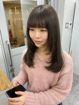 ロング カラー 🌸柔らかハイトーン 🧃Shionのヘアスタイル