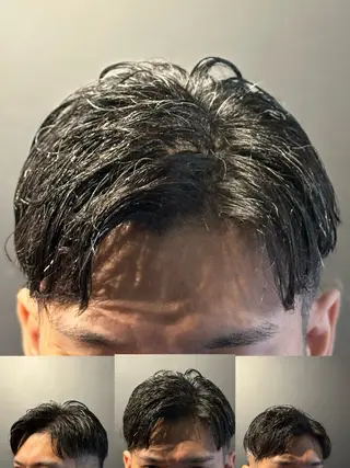 ショート 銀座shino~灯~HANARE所属・メンズパーマ/ 大須田 倭のヘアスタイル