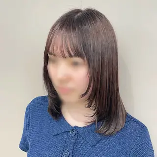 ミディアム カラー ヘアアレンジ 古沢 みづきのヘアスタイル