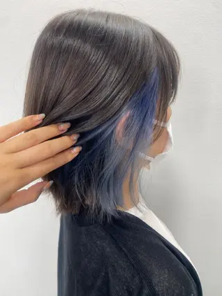 ミディアム カラー ✴︎ヒラガカナ✴︎ ECLAT HAIRのヘアスタイル