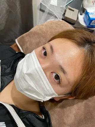 パーマ luana所属・ネイルとまつ毛パーマ 束感仕上げ💕環奈のマツエク・マツパデザイン