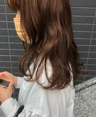 セミロング カラー トレンドと似合わせ/ マンツーマン/西上楓のヘアスタイル