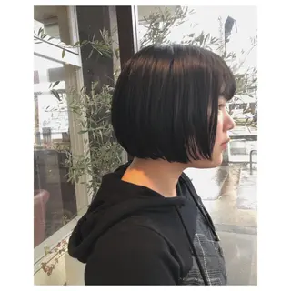 ショート カラー パーマ ヘアアレンジ メンズ EARTH長岡店🩵 石原莉穂のヘアスタイル
