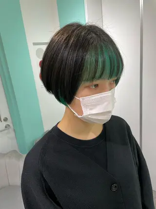 ショート Matina hair所属・原 千景のヘアスタイル