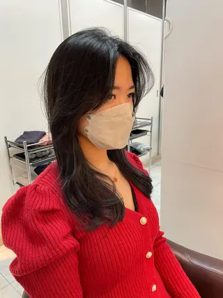 ロング ⭐️透け感カラー /齊藤容史⭐️のヘアスタイル