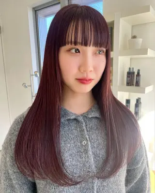 ロング カラー mir所属・柿沼 未夢のヘアスタイル