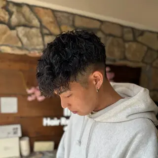 パーマ メンズ Bonheur銀座 /前田 栞九郎のヘアスタイル