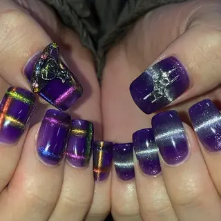 ネイル kana/モード ・グランジ⛓🎼のネイルデザイン