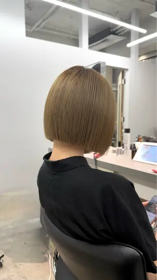ショート mina★ボブcut 透明感color🥣のヘアスタイル