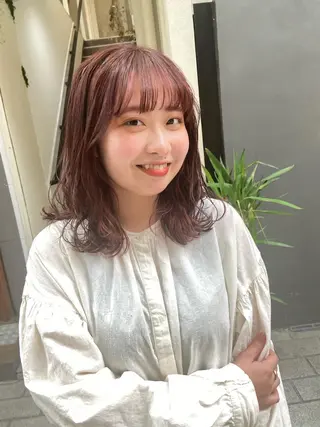 ミディアム nico🏁 rihoのヘアスタイル